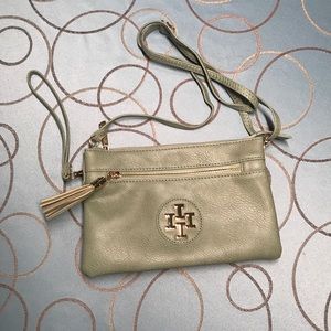 Small Crossbody Soft Faux Leather Color GreenOlive